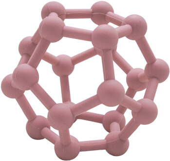 Siliconen Bijtbal voor Baby's - Stimuleer Ontwikkeling - Verlicht Tandjespijn - Oudroze