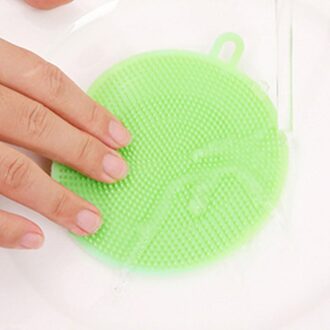 Siliconen Borstel Afwassen Spons Multi-Functionele Fruit Groente Bestek Keukengerei Borstels Kitchen Tools