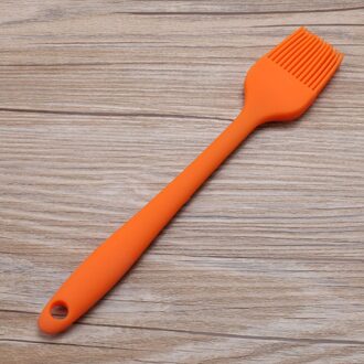 Siliconen Borstel Bakken Bakplaat Brood Chef Borstel Gebak Olie Borstel Non-stick Barbecue Brush Tool Keuken Bakken Gadget oranje