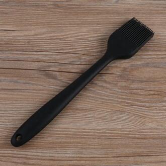 Siliconen Borstel Bakken Bakplaat Brood Chef Borstel Gebak Olie Borstel Non-stick Barbecue Brush Tool Keuken Bakken Gadget zwart