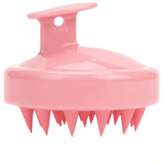 Siliconen Borstel Shampoo Hoofdhuid Borstel Kam Hoofd Spa Afslanken Massage Borstel Body Haar Wassen Kam Douche Bad Borstel 1 stuks HB8813PK