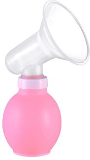 Siliconen Borstvoeding Handleiding Verpleging Sterke Zuigkracht Reliever Borst Pompen Voeden Melk Fles Zuigen Moedermelk Collector roze