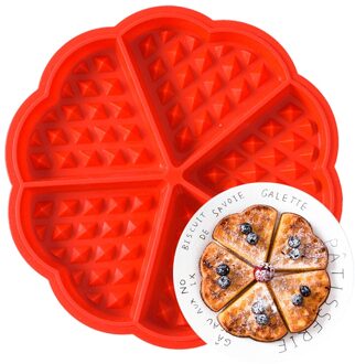 Siliconen Cakevorm Wafel Maker Mold Lade Pan Cookies Bakvormen DIY Modle Keuken Koken Cake Makers Bakken Tool