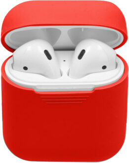 Siliconen Case Voor Airpods - Rood - Rood / Red