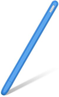 Siliconen Case Voor Apple Potlood 2 Cradle Stand Houder Pen Beschermende High-End Silicagel Geen Geur Anti-Shock blauw