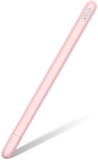 Siliconen Case Voor Apple Potlood 2 Cradle Stand Houder Pen Beschermende High-End Silicagel Geen Geur Anti-Shock roze