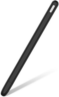 Siliconen Case Voor Apple Potlood 2 Cradle Stand Houder Pen Beschermende High-End Silicagel Geen Geur Anti-Shock zwart