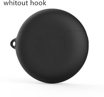 Siliconen Case Voor Huawei Freebuds 3 Headset Case Effen Kleur Draadloze Bluetooth Oortelefoon Beschermhoes Accessoires Met Haak zwart 3