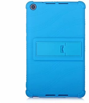 Siliconen Case Voor Huawei Mediapad M5 Lite 8.0 T5 8 ''JDN2-W09 AL00 8.0 Inch Zachte Stand Cover Voor Huawei honor Pad 5 8 Tablet # N lucht blauw