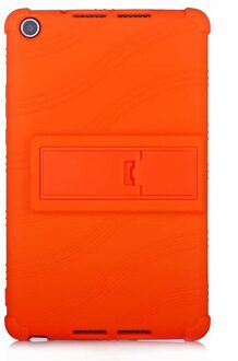 Siliconen Case Voor Huawei Mediapad M5 Lite 8.0 T5 8 ''JDN2-W09 AL00 8.0 Inch Zachte Stand Cover Voor Huawei honor Pad 5 8 Tablet # N oranje
