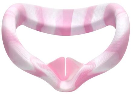 Siliconen Cover Voor Oculus Quest 2 Vr Eye Pad Kussenhoes Accessoire Lichtdicht roze