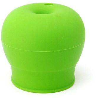 Siliconen Cup Cover Universal Glaswerk Deksel Lekvrije Sippy Cups Stro Deksels Keuken Benodigdheden Cup Accessoires Voor Baby 'S Peuters groen