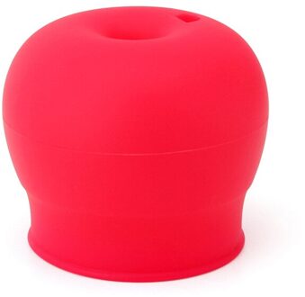 Siliconen Cup Cover Universal Glaswerk Deksel Lekvrije Sippy Cups Stro Deksels Keuken Benodigdheden Cup Accessoires Voor Baby 'S Peuters rood