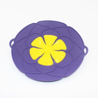 Siliconen Deksel Spill Stopper Cover Voor Pot Pan Keuken Accessoires Koken Gereedschap Bloem Kookgerei Gebruiksvoorwerp Siliconen Deksels Paars