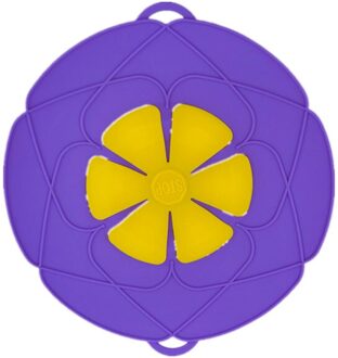 Siliconen Deksel Spill Stopper Cover Voor Pot Pan Keuken Accessoires Koken Gereedschap Bloem Kookgerei Thuis Keuken paars