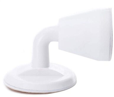 Siliconen Deur Stop Stopper Home Zelfklevende Deur Muur Bumper Floor Deur Stop Holder Zuig Deur Stopt Onzichtbare Anti-Collision wit