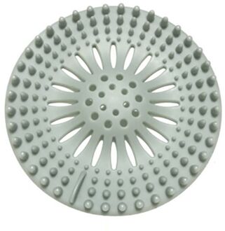 Siliconen Drain Stopper Haar Catcher Douche Afvoer Covers Haar Stopper Gootsteenzeefje Filter Voor Badkamer En Keuken Blauw