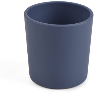 Siliconen - Drinkbeker - Suede Blauw - Vosje