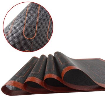 Siliconen Dubbelzijdig Afdrukken Bakken Mat Non Stick Gebak Oven Cake Bakken Geperforeerde Plaat Liner Gebak Mat
