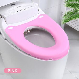Siliconen Effen Kleur Toilet Seat Cover Kussen Herbruikbare Pak Badkamer Niet Allergisch Vochtbestendige Opvouwbare Plakken 4