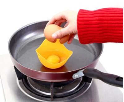 Siliconen Eierkoker Bean Fornuis Pot Mold Keuken Koken Tool Accessoires Zd 16stk