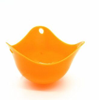 Siliconen Eierkoker Ei Mold Kom Ringen Cooker Boiler Gekookte Hard Ei Keuken Accessoires Gereedschap Pannenkoek Maker Eieren Gadgets oranje