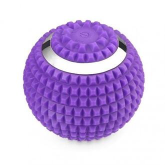 Siliconen Elektrische Yoga Bal Diepe Spier Trillingen Fitness Bal Verstelbare Voet Massage Fascia Bal 3D Vibratie Massage Bal 06 paars