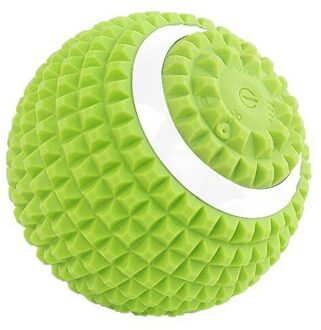 Siliconen Elektrische Yoga Bal Diepe Spier Trillingen Fitness Bal Verstelbare Voet Massage Fascia Bal 3D Vibratie Massage Bal 07 groen