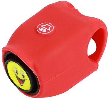 Siliconen Fietsbel 120dB Mtb Weg Mountainbike Hoorn Geluid Alarm Voor Rijden Veiligheid Stuur Ring Fietsen Accessoires Rood