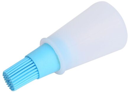 Siliconen Fles Borstel Barbecue Borstel Olie Borstel Huishoudelijke Bakken Olie Bbq Gereedschap Voor Keuken Eetkamer Thuis Olie Borstel Cocina blauw en wit