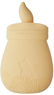 Siliconen Fles Warm Water Zak Met Gebreide Cover Warm Ontspannen Warmte/Koude Therapie Voor Pijnbestrijding geel