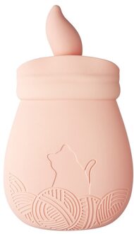 Siliconen Fles Warm Water Zak Met Gebreide Cover Warm Ontspannen Warmte/Koude Therapie Voor Pijnbestrijding roze