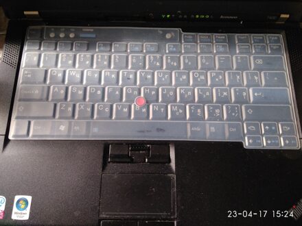 Siliconen Gel Toetsenbord Beschermer Cover Skin Voor Ibm Z60 Z61 T60 R60 R61 T61 R61E R60E R400 T400 X300 X301 t500 W500 doorzichtig