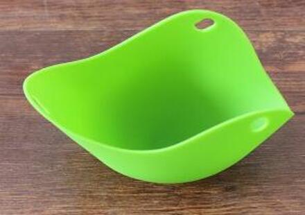 Siliconen Gestoomde Ei Stroper Pocheren Pods Egg Mold Kom Ringen Cooker Boiler Pannenkoek Bakken Cup Keuken Koken Kookgerei Gereedschap groen