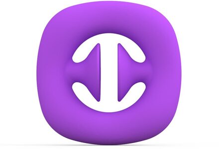 Siliconen Hand Grips Pols Vinger Exerciser Grijpers Draagbare Fitness Aangrijpend Ringen Pols Kracht Versterken Arm Spier Trainer Paars