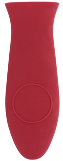 Siliconen Handvat Holder Antislip Pannenlap Pot Ijzer Koekenpan Grip Sleeve Cover Voor Keuken Pan DC112 Rood
