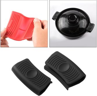 Siliconen Handvat Houder Gietijzeren Pot Handvat Mouw Hittebestendige Voor houder Sleeves C