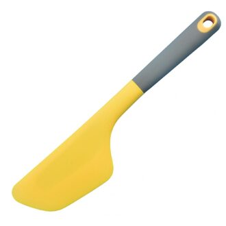Siliconen Hittebestendig Cake Schraper Spatel Keuken Tool geel