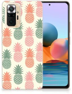 Siliconen Hoesje Xiaomi Redmi Note 10 Pro GSM Hoesje Ananas