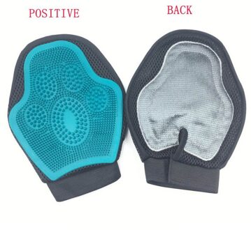 Siliconen Hond Borstel Handschoen Deshedding Zachte Efficiënte Pet Grooming Handschoen Hond Kat Bad Levert Huisdier Handschoen Kammen