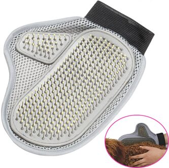 Siliconen Hond Borstel Handschoen Zachte Efficiënte Pet Grooming Handschoen Hond Bad Kat Schoonmaakproducten Huisdier Handschoen Haar Verwijderen