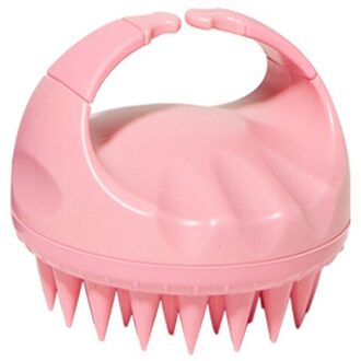 Siliconen Hoofd Body Hoofdhuid Massage Borstel Kam Shampoo Haar Wassen Kam Douche Borstel Bad Spa Afslanken Massage Borstel Kam 01