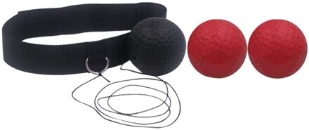 Siliconen Hoofdband Boksen Reactie Bal Sanda Vechten Training Apparatuur Hoofd Gemonteerde Boksen Snelheid Bal Fitness Bal
