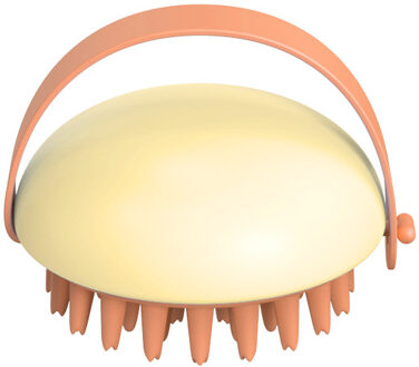 Siliconen Hoofdhuid Massage Borstel Siliconen Shampoo Borstel Haar Wassen Kam Douche Borstel Bad Spa Massage Borstel Haar Borstel Kam geel