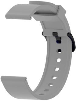 Siliconen Horloge Band Polsband Voor Xiaomi Huami Amazfit Bip Lite Jeugd/Gtr 42Mm Horlogeband 20Mm Armband voor Galaxy Horloge 42Mm grijs
