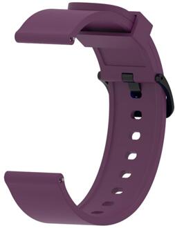 Siliconen Horloge Band Polsband Voor Xiaomi Huami Amazfit Bip Lite Jeugd/Gtr 42Mm Horlogeband 20Mm Armband voor Galaxy Horloge 42Mm paars