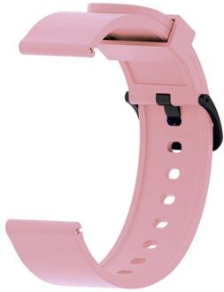 Siliconen Horloge Band Polsband Voor Xiaomi Huami Amazfit Bip Lite Jeugd/Gtr 42Mm Horlogeband 20Mm Armband voor Galaxy Horloge 42Mm roze