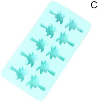 Siliconen Ijs Mallen Diy Ice Cube Mold Silicone Ice Mold Diy Candy Maker Fruit Lade Chocolade Tool Bar Mold keuken W4Z0 geel