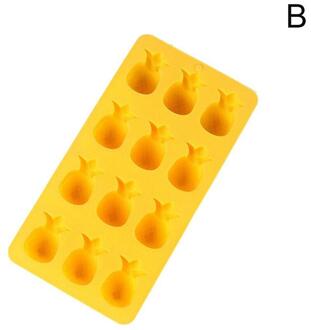 Siliconen Ijs Mallen Diy Ice Cube Mold Silicone Ice Mold Diy Candy Maker Fruit Lade Chocolade Tool Bar Mold keuken W4Z0 grijs