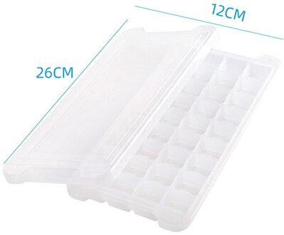 Siliconen Ijsbakje Honingraat Met Afneembare Deksels Ice Cube Mold Food Grade Flexibele Silicagel Ijs Mallen Voor Whiskey Cocktail 36 Grids wit